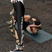 パーソナライズされたカスタマイズ猫ペット白黒 レギンス