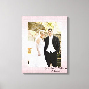 パーソナライズされたカスタマイズ結婚のPhoto Canvas Print キャンバスプリント