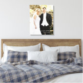パーソナライズされたカスタマイズ結婚写真 キャンバスプリント (インサイチュ (寝室))