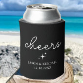パーソナライズされたカスタマイズ結婚結婚式の引き出物 缶クーラー