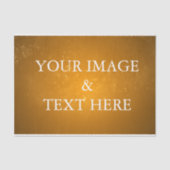 パーソナライズされたカスタマイズ自分の写真用ティッシュペーパー 薄葉紙 (正面)