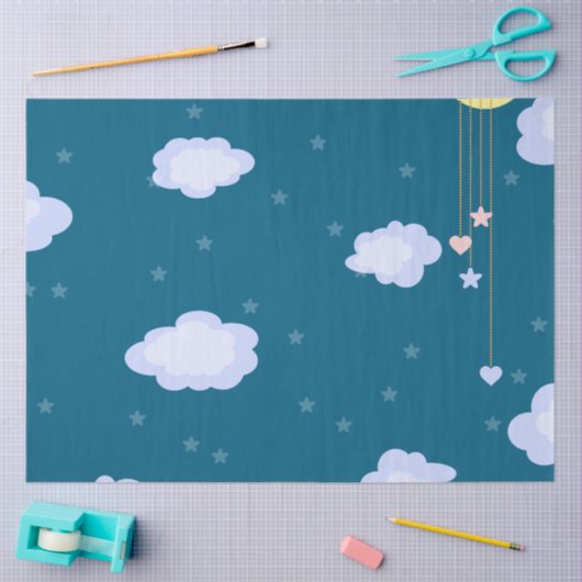 パーソナライズされたカスタマイズ自分の写真 薄葉紙 (クラフト)