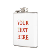 パーソナライズされたカスタマイズ フラスク (左)