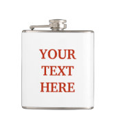 パーソナライズされたカスタマイズ フラスク (正面)