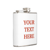 パーソナライズされたカスタマイズ フラスク (右)