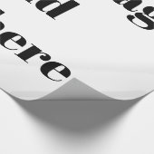 パーソナライズされたカスタマイズ ラッピングペーパー (角)