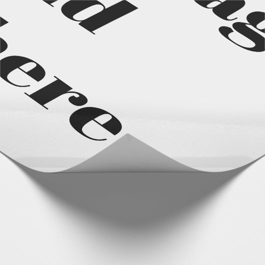 パーソナライズされたカスタマイズ ラッピングペーパー (角)