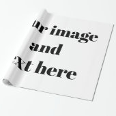 パーソナライズされたカスタマイズ ラッピングペーパー (アンロールド)