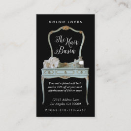 パーソナライズされたカスタムアンティークサロンカード 紹介カード