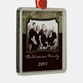 パーソナライズされたカスタムオーナメント メタルオーナメント (右)