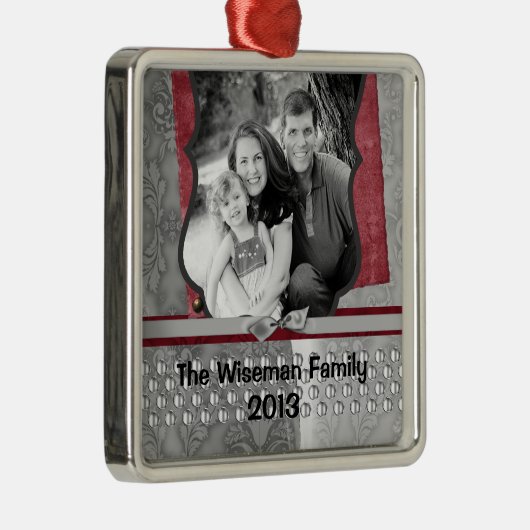 パーソナライズされたカスタムオーナメント メタルオーナメント (右)