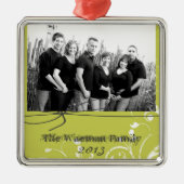 パーソナライズされたカスタムオーナメント メタルオーナメント (正面)