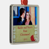 パーソナライズされたカスタムオーナメント(鳥)ショウジョウコウカンチョウB メタルオーナメント (右)