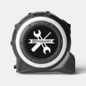 パーソナライズされたカスタムギフト名白黒 メジャー (正面)