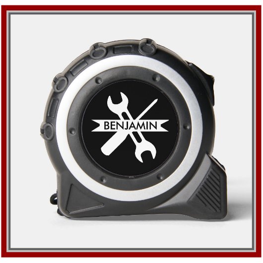 パーソナライズされたカスタムギフト名白黒 メジャー