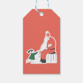 パーソナライズされたカスタムクリスマスかわいいギフトラベル ギフトタグ (正面)