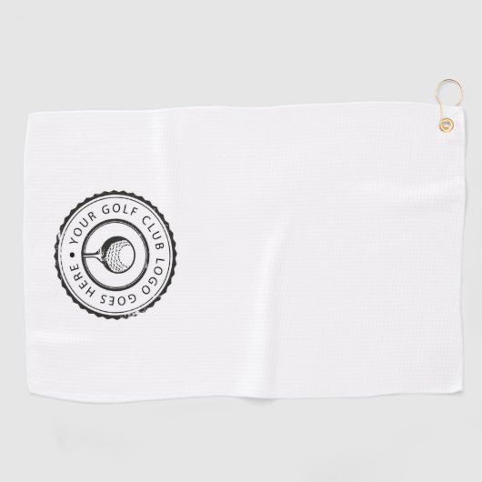 パーソナライズされたカスタムゴルフクラブロゴ ゴルフタオル (横)