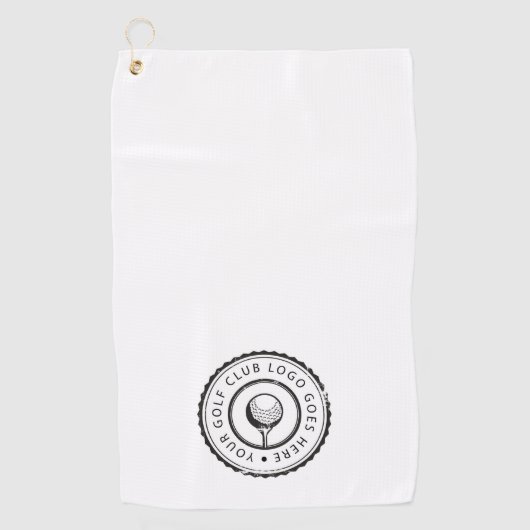 パーソナライズされたカスタムゴルフクラブロゴ ゴルフタオル (正面)