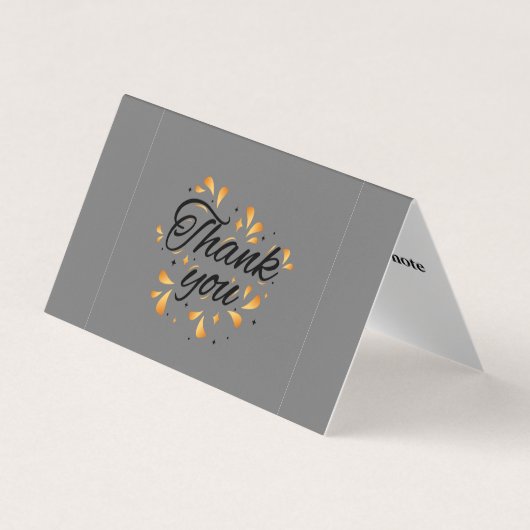 パーソナライズされたカスタムシンプルBusiness Card Thank 名刺 (正面)