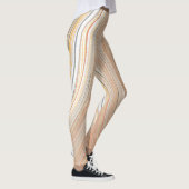 パーソナライズされたカスタムストライプのレギンス レギンス (右)