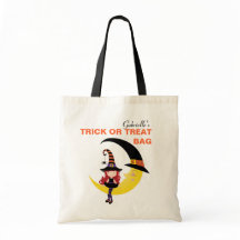 パーソナライズされたカスタムハロウィーントリックまたはトリートバッグ