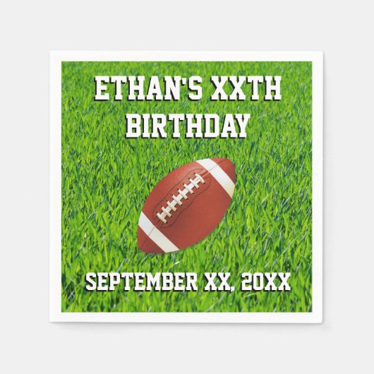 パーソナライズされたカスタムパーティー スタンダードカクテルナプキン (正面)