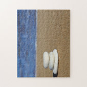 パーソナライズされたカスタムビーチ ジグソーパズル (縦)