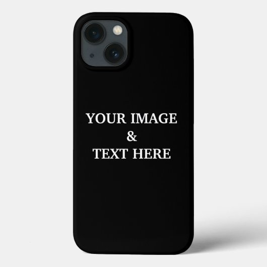 パーソナライズされたカスタムブラック Case-Mate iPhoneケース (裏面)