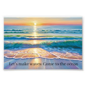 パーソナライズされたカスタムプリントポスター フォトプリント (正面)