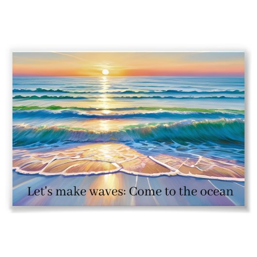 パーソナライズされたカスタムプリントポスター フォトプリント (正面)