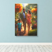 パーソナライズされたカスタムプリント キャンバスプリント (インサイチュ (ウッドフロア))