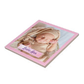 パーソナライズされたカスタムベビー タイル (側面)