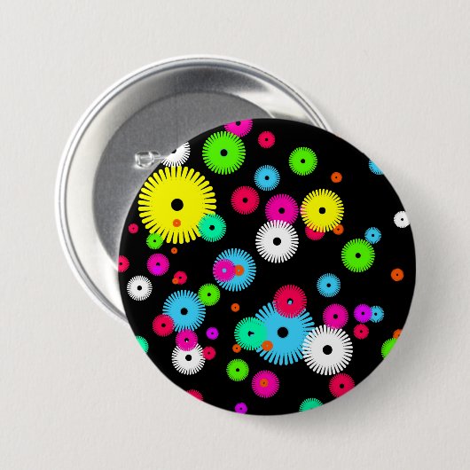 パーソナライズされたカスタムボタンとピン 缶バッジ (正面&裏面)