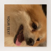 パーソナライズされたカスタムポートレートジグソー ジグソーパズル (横)