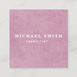 パーソナライズされたカスタムミニマルモダンQRコードロゴ スクエア名刺