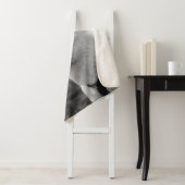 パーソナライズされたカスタムモノグラムエレガント犬ペットフォト シェルパブランケット (インサイチュ)