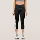 パーソナライズされたカスタムレギンス – 独自の作成 カプリレギンス (正面)