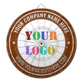 パーソナライズされたカスタムロゴと文字ダーツボード ダーツボード (正面)