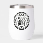 パーソナライズされたカスタムワインタンブラー (背面)