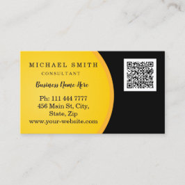パーソナライズされたカスタム企業のQRコードロゴ事業 名刺