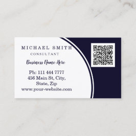 パーソナライズされたカスタム企業のQRコードロゴ事業 名刺