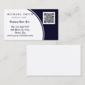 パーソナライズされたカスタム企業のQRコードロゴ事業 名刺 (正面/裏面)