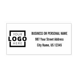 パーソナライズされたカスタム会社ロゴの住所 セルフインキングスタンプ