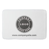 パーソナライズされたカスタム会社ロゴWebサイト バスマット (正面)