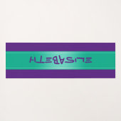 パーソナライズされたカスタム作成 – テンプレートエリザベス2 ヨガマット (裏面(横))