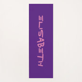 パーソナライズされたカスタム作成 – テンプレートElisabeth 1 ヨガマット (正面)