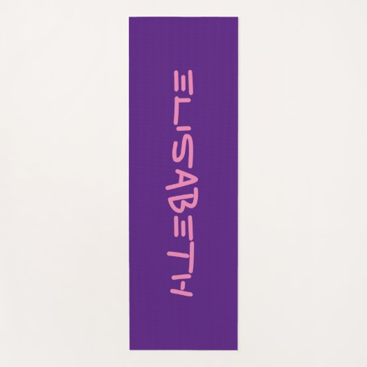 パーソナライズされたカスタム作成 – テンプレートElisabeth 1 ヨガマット (正面)