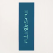 パーソナライズされたカスタム作成 – テンプレートElisabeth 1 ヨガマット (裏面)