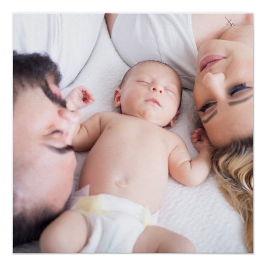 パーソナライズされたカスタム写真お気に入りの画像 ポスター (正面)