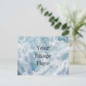 パーソナライズされたカスタム写真と文字 ポストカード (スタンド正面)